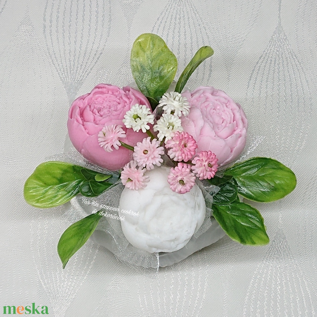 Szappanvirágok kis lótusz kaspóban - otthon & életmód - dekoráció - Meska.hu