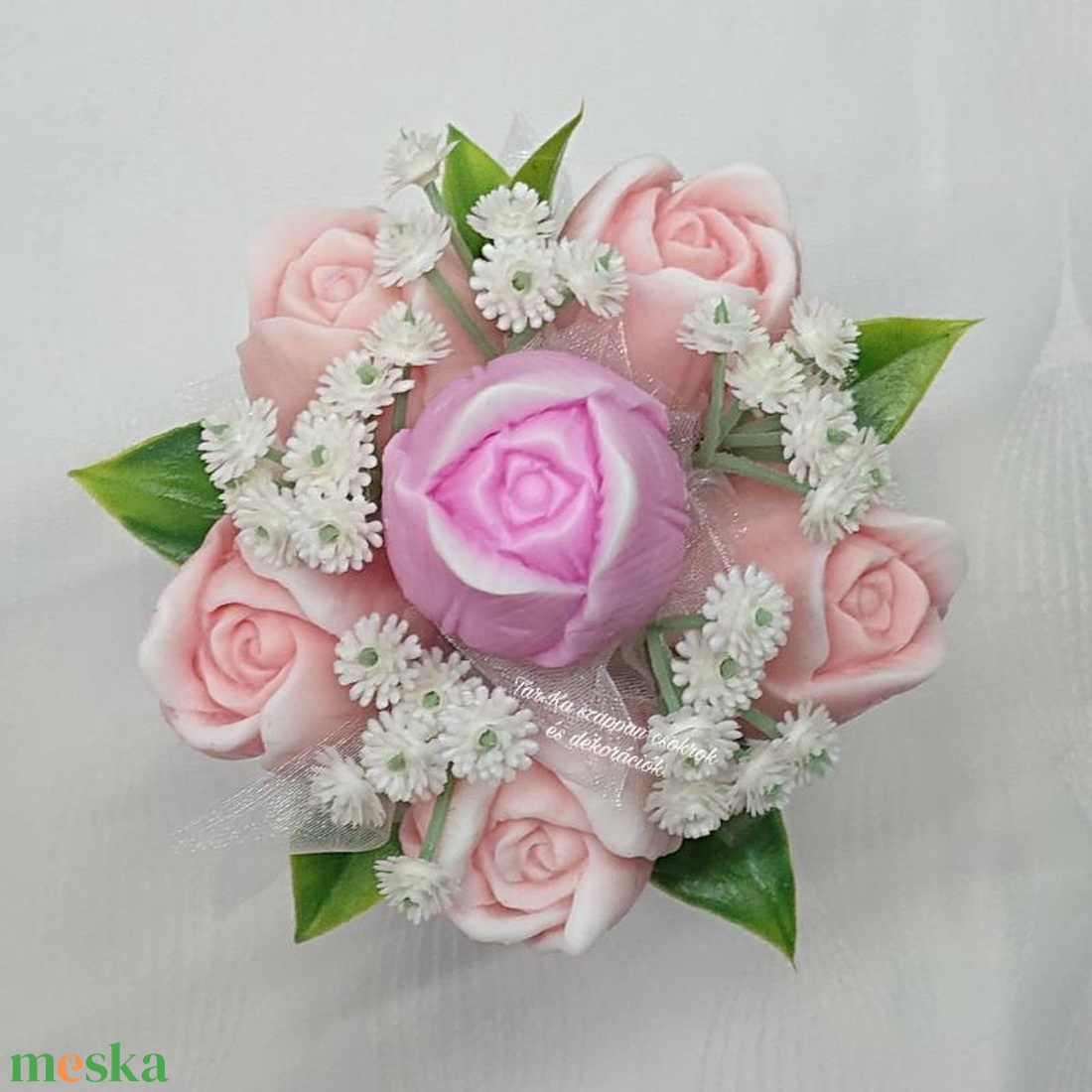 Illatos szappan tulipánok  - otthon & életmód - virágdekoráció - virágok - virágbox - Meska.hu