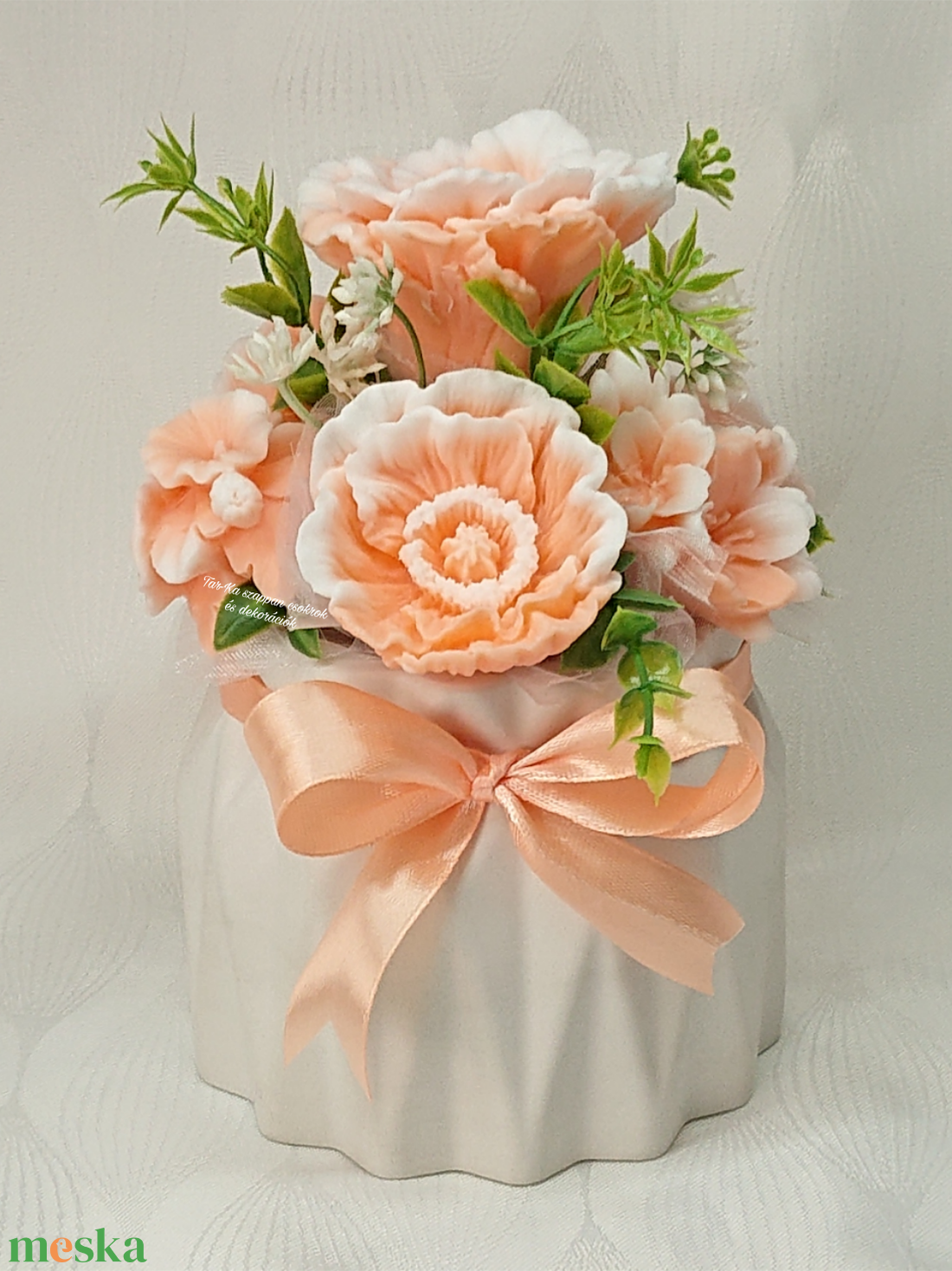 Masnis szappanvirág csokrok - otthon & életmód - virágdekoráció - virágdíszek - asztali virágdísz - Meska.hu
