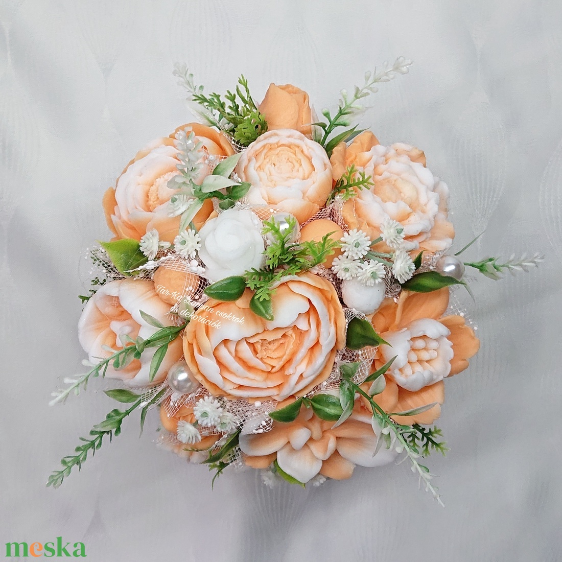 Különleges szappanvirág csokor virágbolt illattal - otthon & életmód - virágdekoráció - virágok - virágbox - Meska.hu