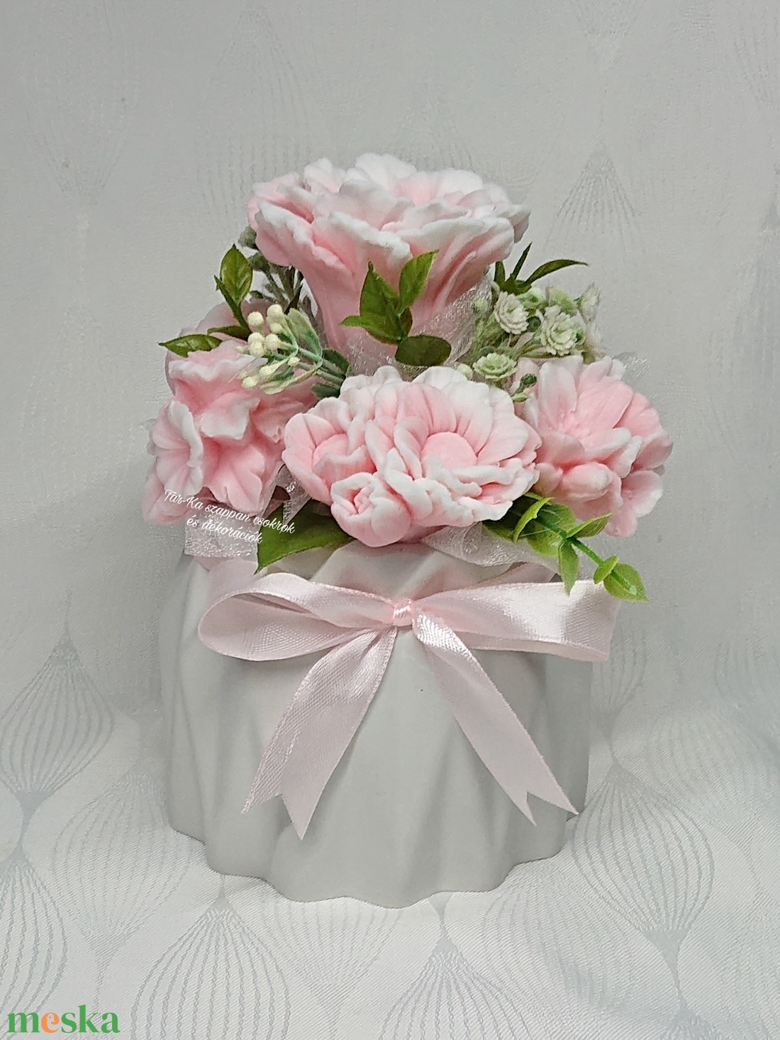 Masnis szappanvirág csokrok - otthon & életmód - virágdekoráció - virágdíszek - asztali virágdísz - Meska.hu