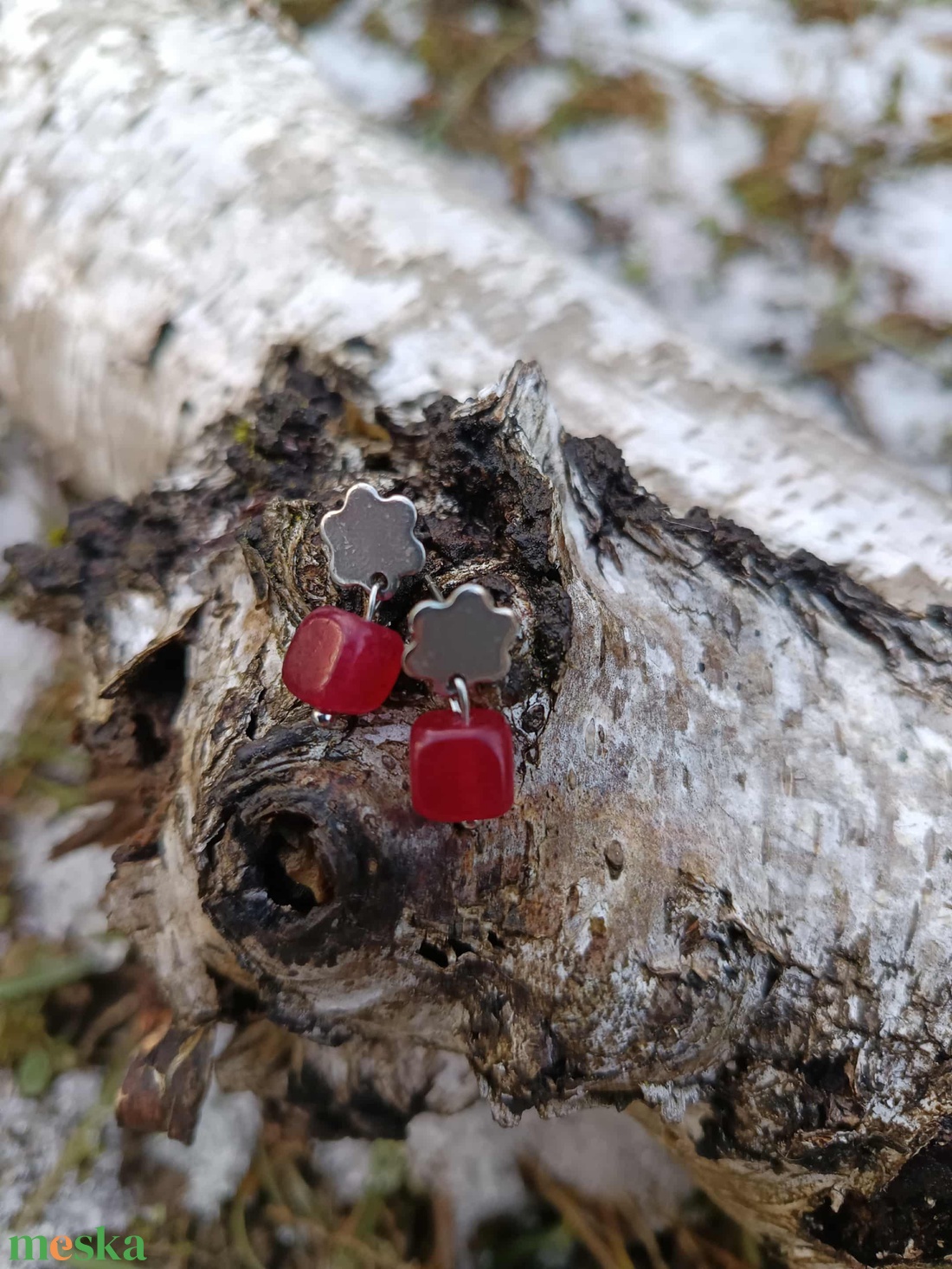 Essential 316L � Turmaline No.16 - ékszer - fülbevaló - lógó fülbevaló - Meska.hu