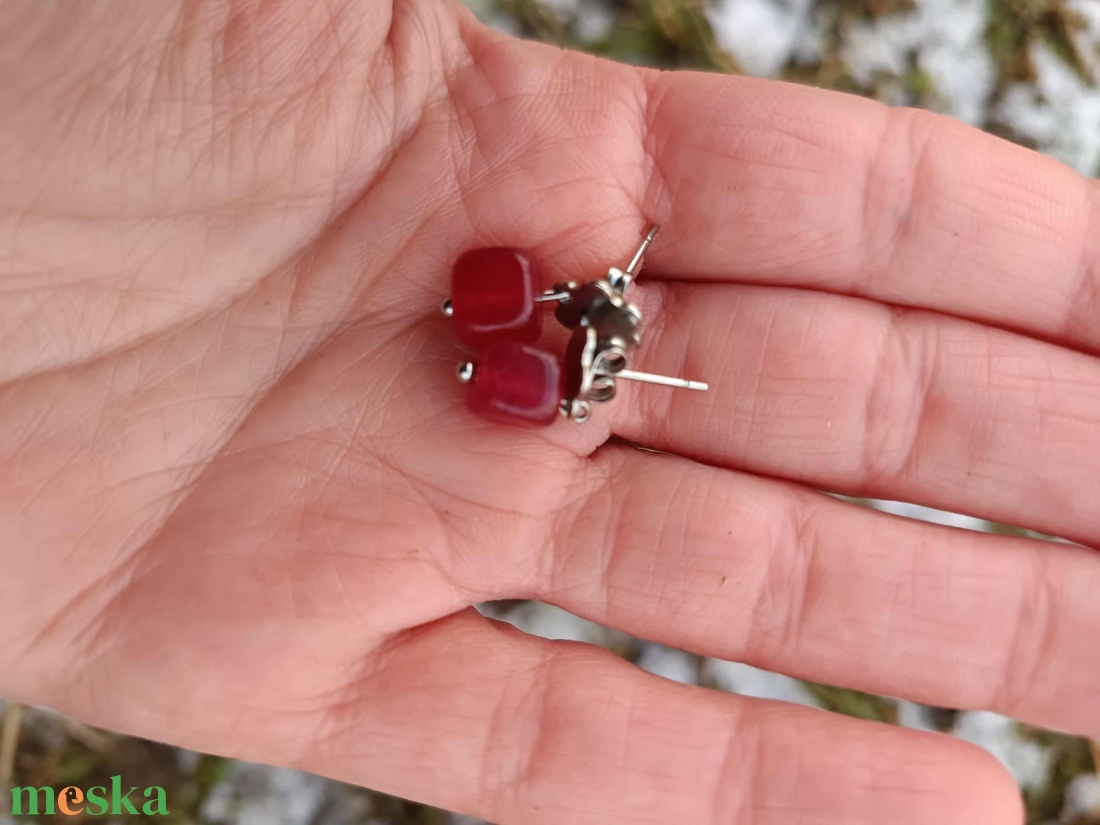 Essential 316L � Turmaline No.16 - ékszer - fülbevaló - lógó fülbevaló - Meska.hu