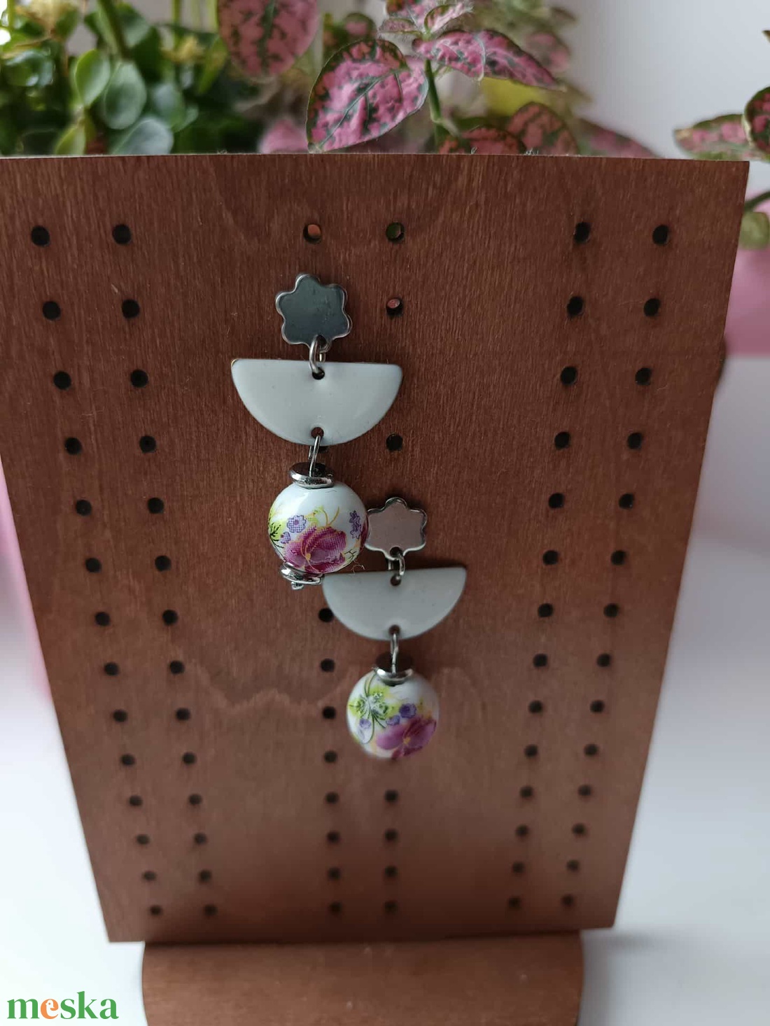 Essential 316L � Ceramic bead Nr.4 - ékszer - fülbevaló - lógó fülbevaló - Meska.hu