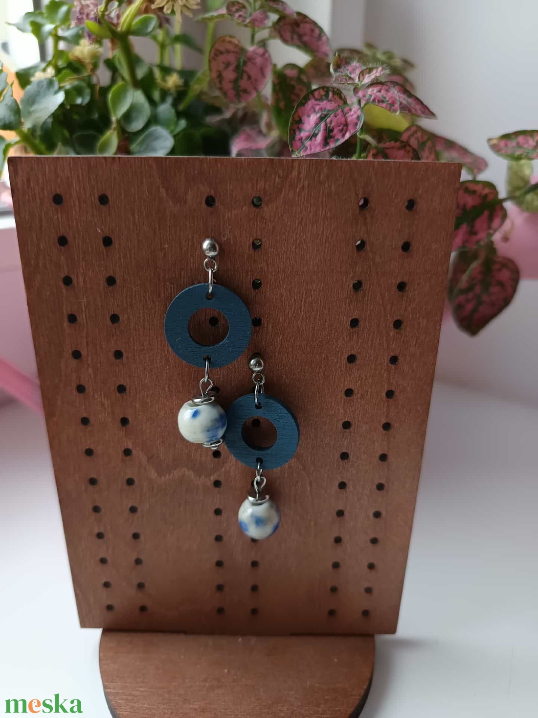 Essential 316L � Ceramic bead Nr.3 - ékszer - fülbevaló - lógó fülbevaló - Meska.hu