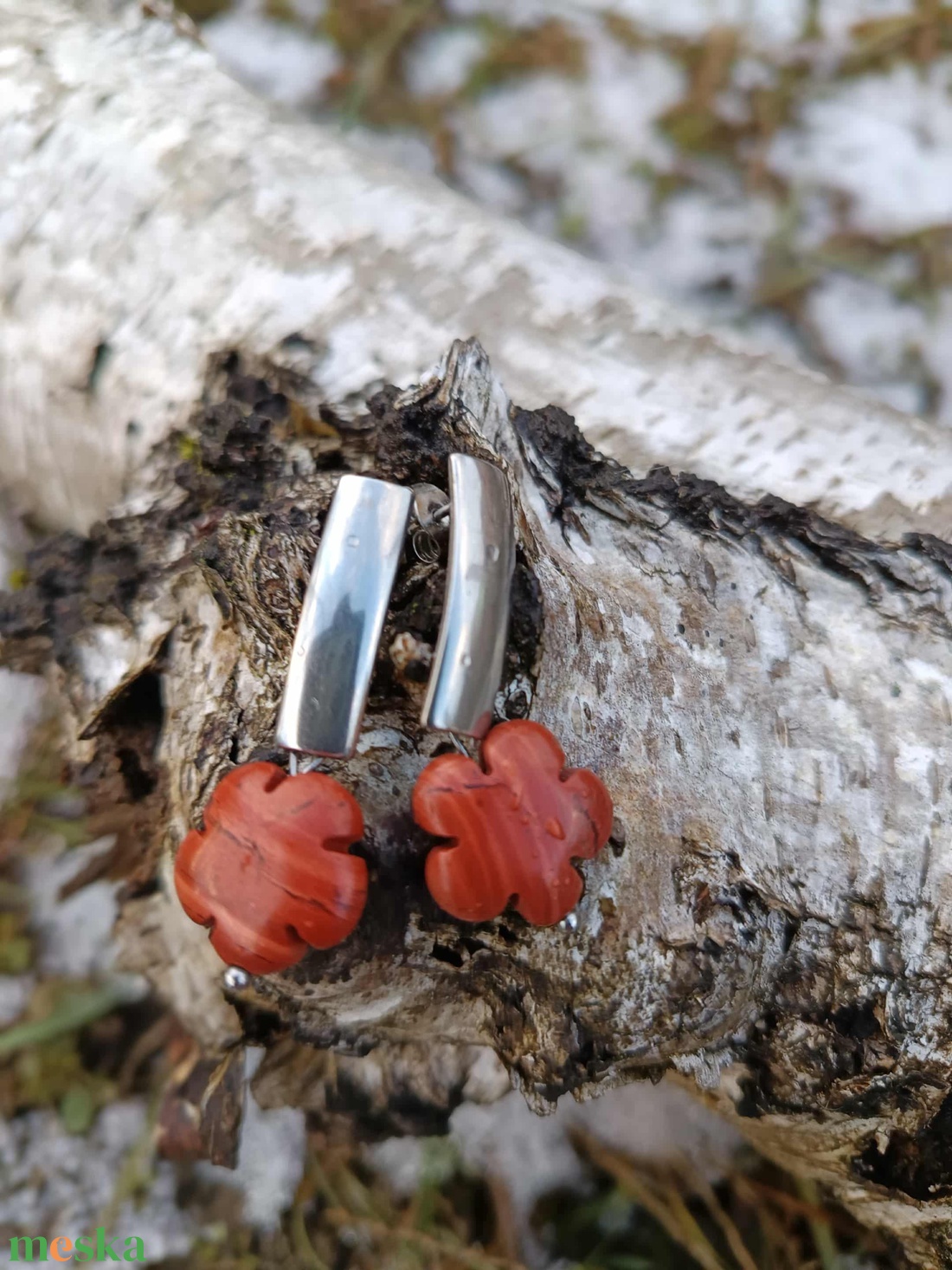 Secret Garden Bloom - Red Jasper szett Nr. 1 - ékszer - ékszerszett - Meska.hu