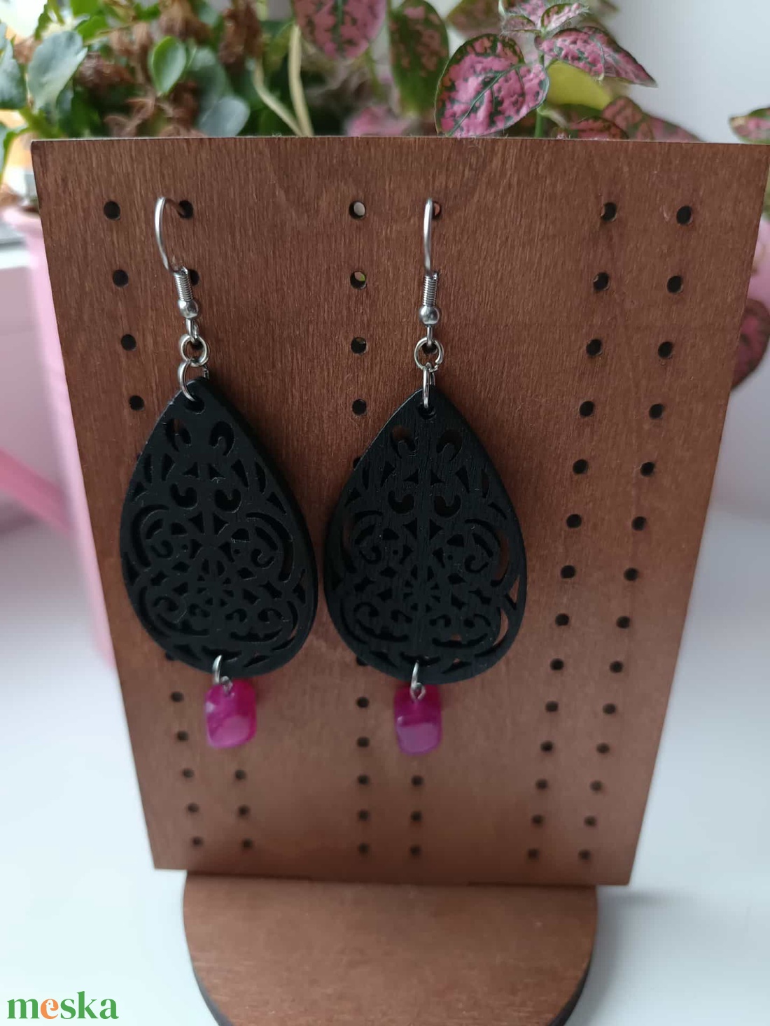 Statement Steel - Wood Nr. 14 - ékszer - ékszerszett - Meska.hu