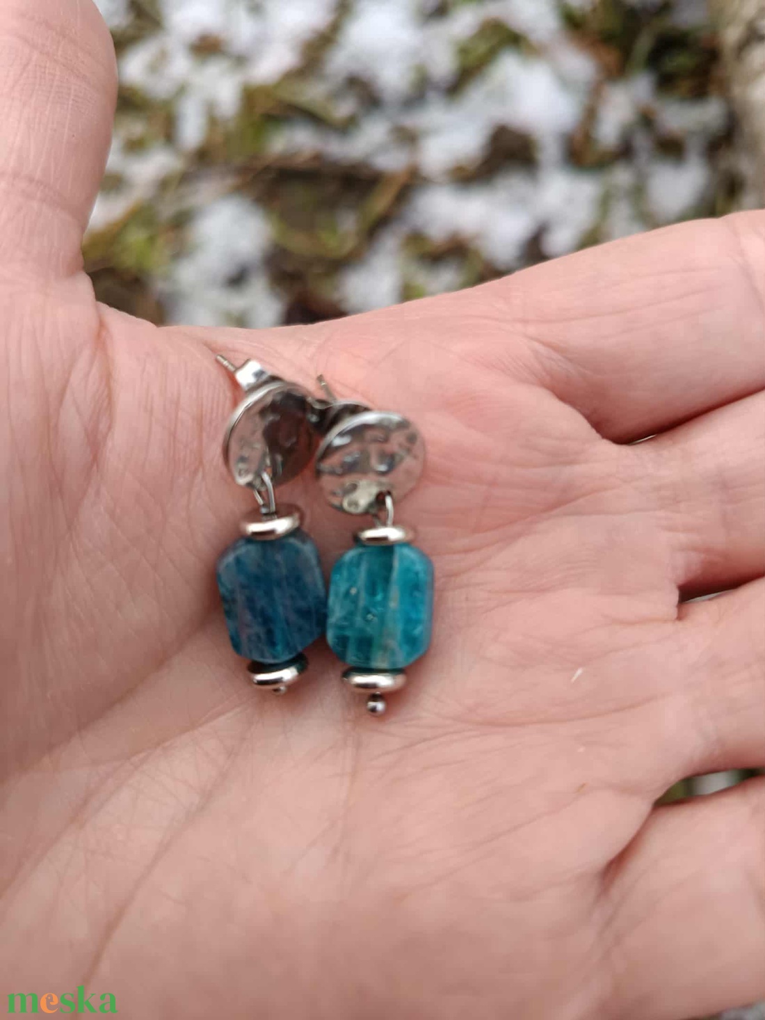 Statement Steel - Amazonite Nr. 16 - ékszer - ékszerszett - Meska.hu