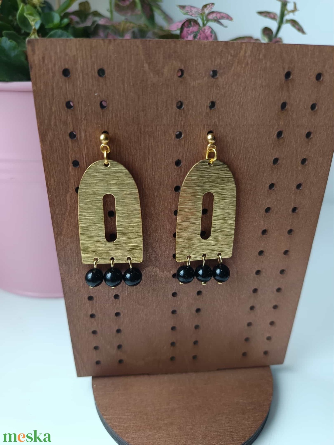 Statement Steel - Brass Nr. 19 - ékszer - ékszerszett - Meska.hu