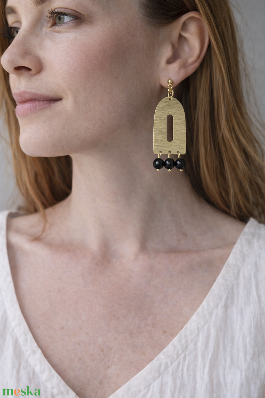 Statement Steel - Brass Nr. 19 - ékszer - ékszerszett - Meska.hu