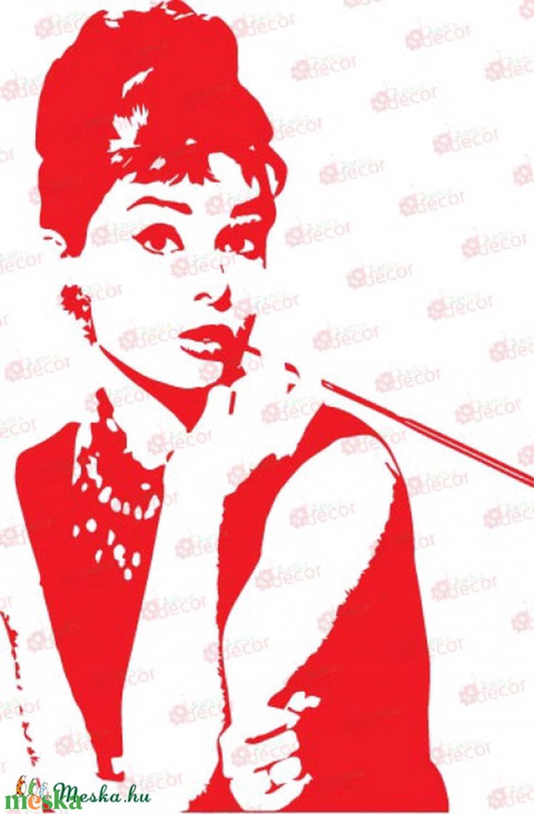 Falmatrica - Audrey Hepburn - Faltetoválás - otthon & lakás - dekoráció - fali és függő dekoráció - falmatrica & tapéta - Meska.hu Falmatrica - Audrey Hepburn - Faltetoválás - otthon & lakás - dekoráció - fali és függő dekoráció - falmatrica & tapéta - Meska.hu