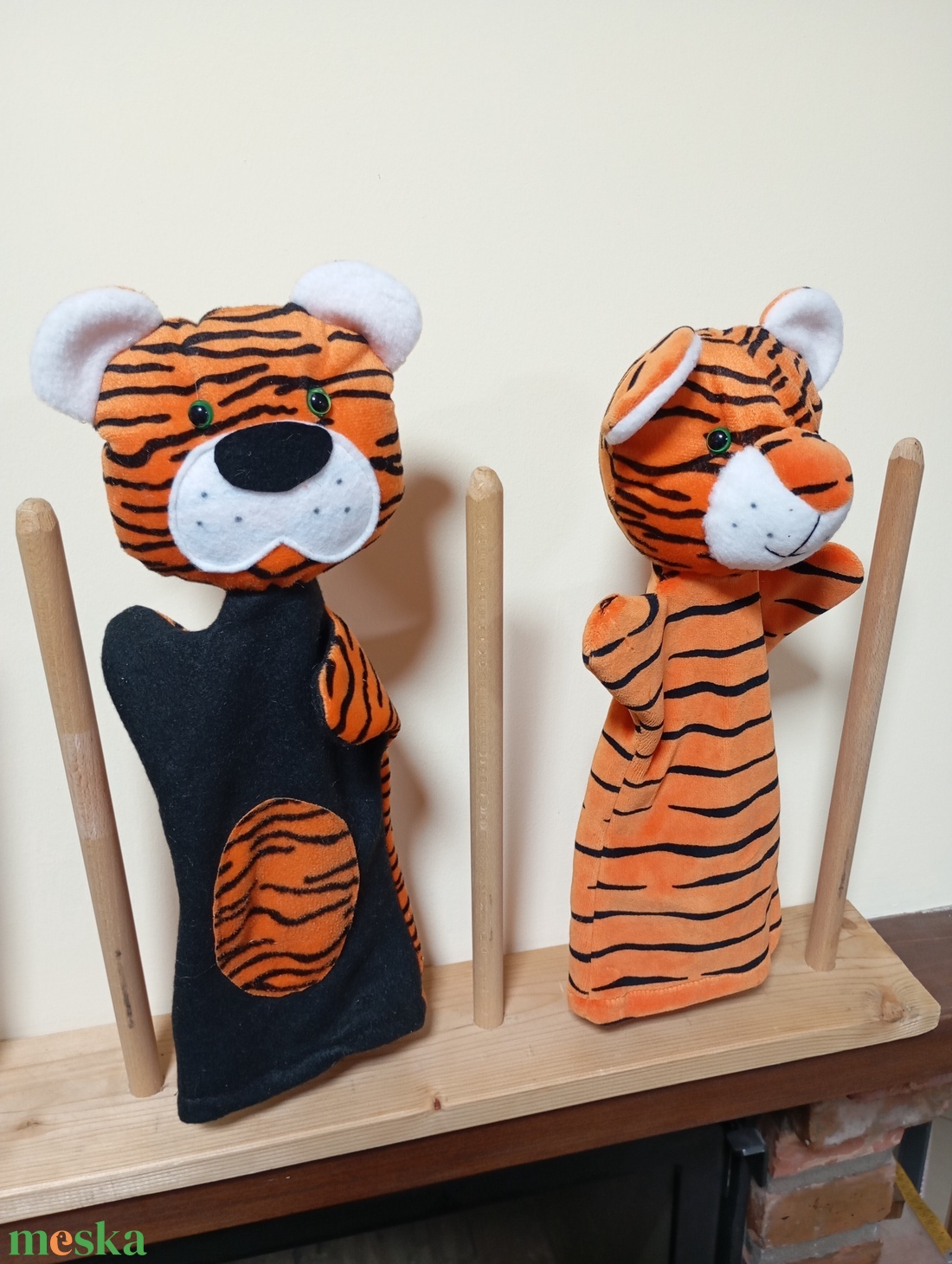 Báb, tigris Tibor - játék & sport - bábok - ujjbáb - Meska.hu
