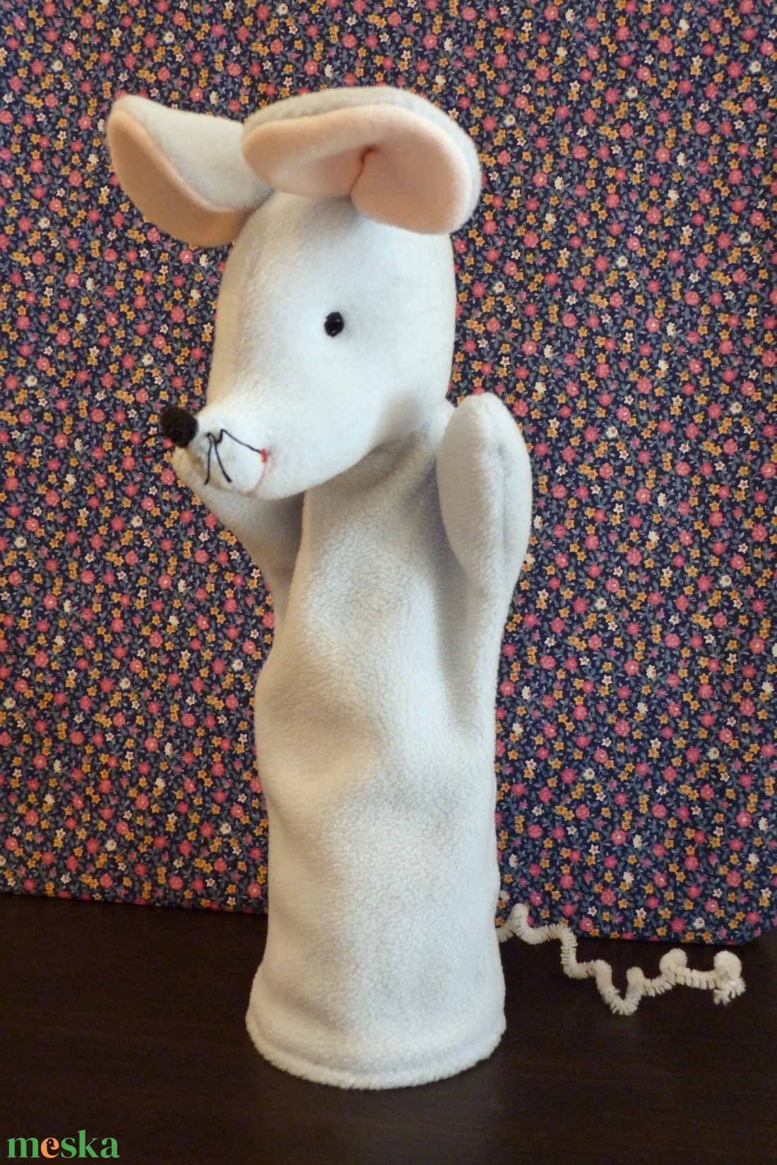 Báb egér Elemér - játék & sport - bábok - kesztyűbáb - Meska.hu