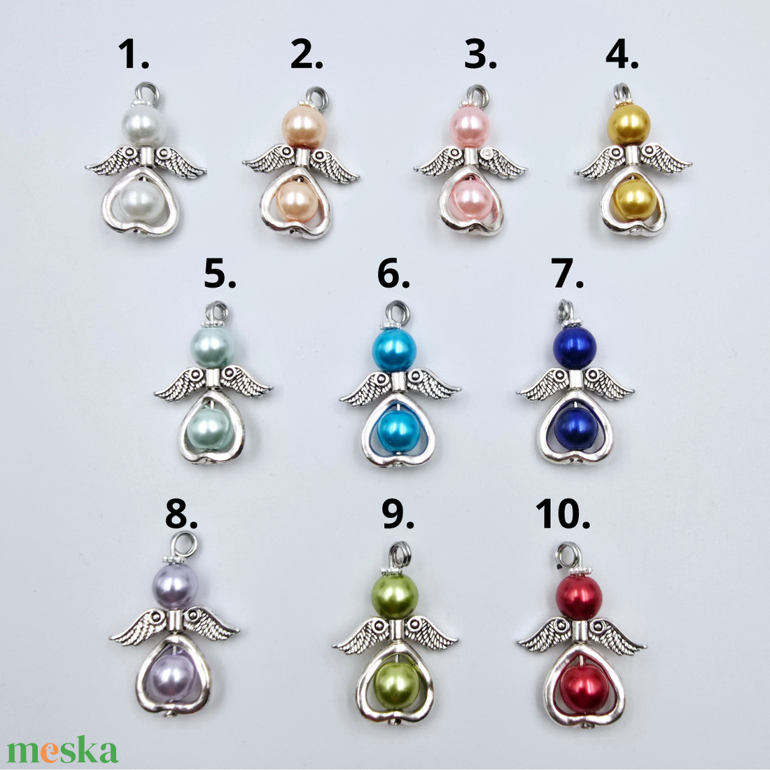 Angyalkás kulcstartó ajándékkártyán - Ajándék óvó néninek - táska & tok - kulcstartó & táskadísz - kulcstartó - Meska.hu