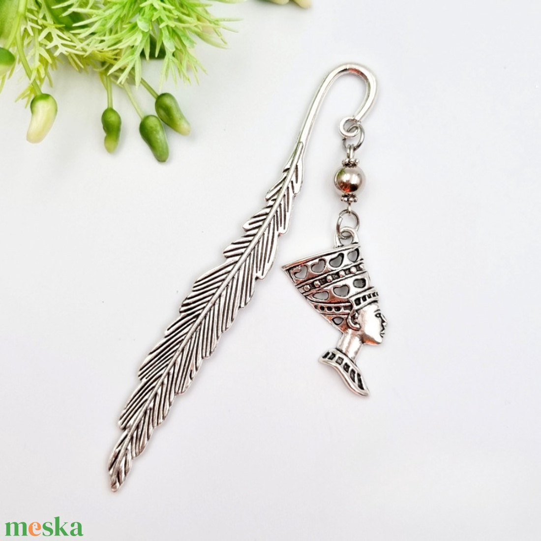 Ajándék történelemtanároknak - Könyvjelző fáraó charm dísszel  - könyv & zene - könyvjelző - Meska.hu