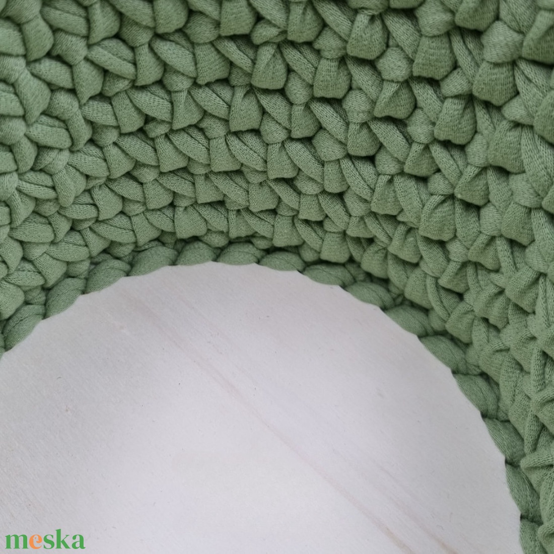 Horgolt tárolókosár egyedi felirattal. Ajándék anyák napjára - otthon & életmód - tárolás & rendszerezés - tárolókosár - Meska.hu