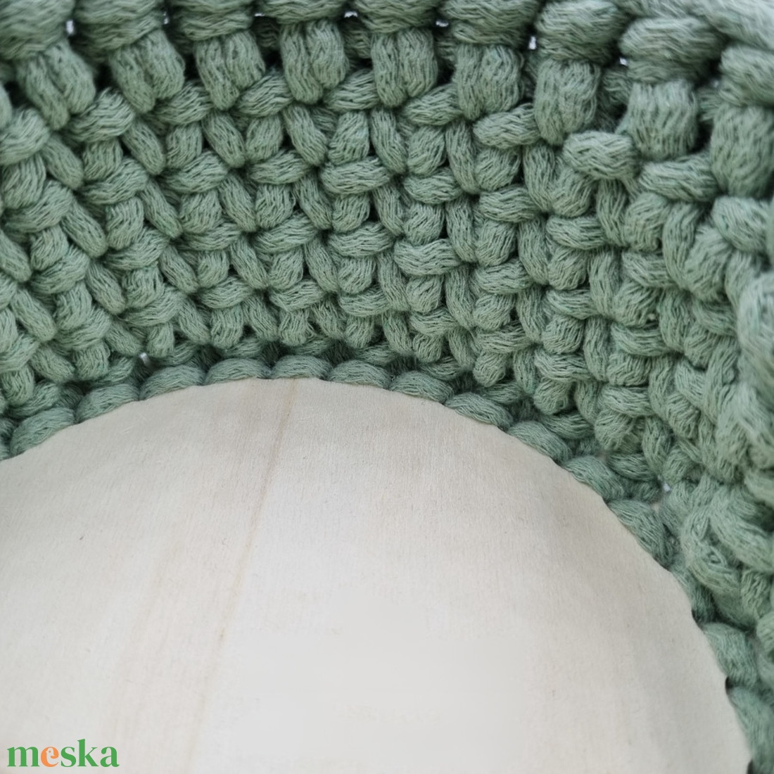 Horgolt tárolókosár egyedi felirattal. Ajándék anyák napjára - otthon & életmód - tárolás & rendszerezés - tárolókosár - Meska.hu