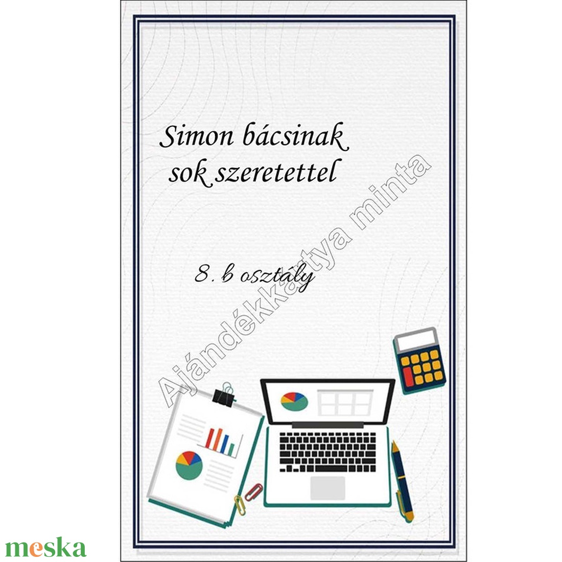 Informatika tanároknak ajándékballagásra, pedagógusnapra tanév végére - Könyvjelző best teacher charmmal, ajándékkártyán - könyv & zene - könyvjelző - Meska.hu
