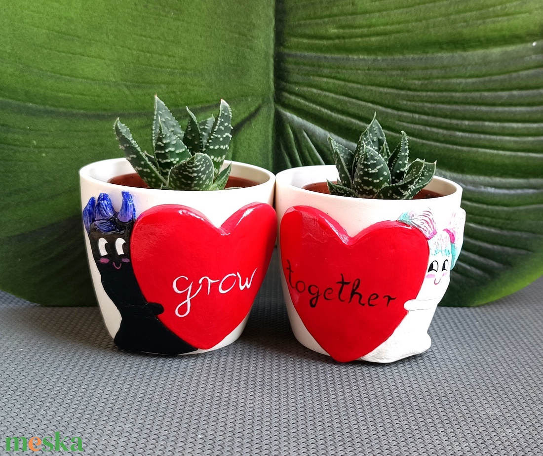 grow together mini kaspó - otthon & életmód - dekoráció - virágdísz és tartó - cserép & kaspó - Meska.hu grow together mini kaspó - otthon & életmód - dekoráció - virágdísz és tartó - cserép & kaspó - Meska.hu