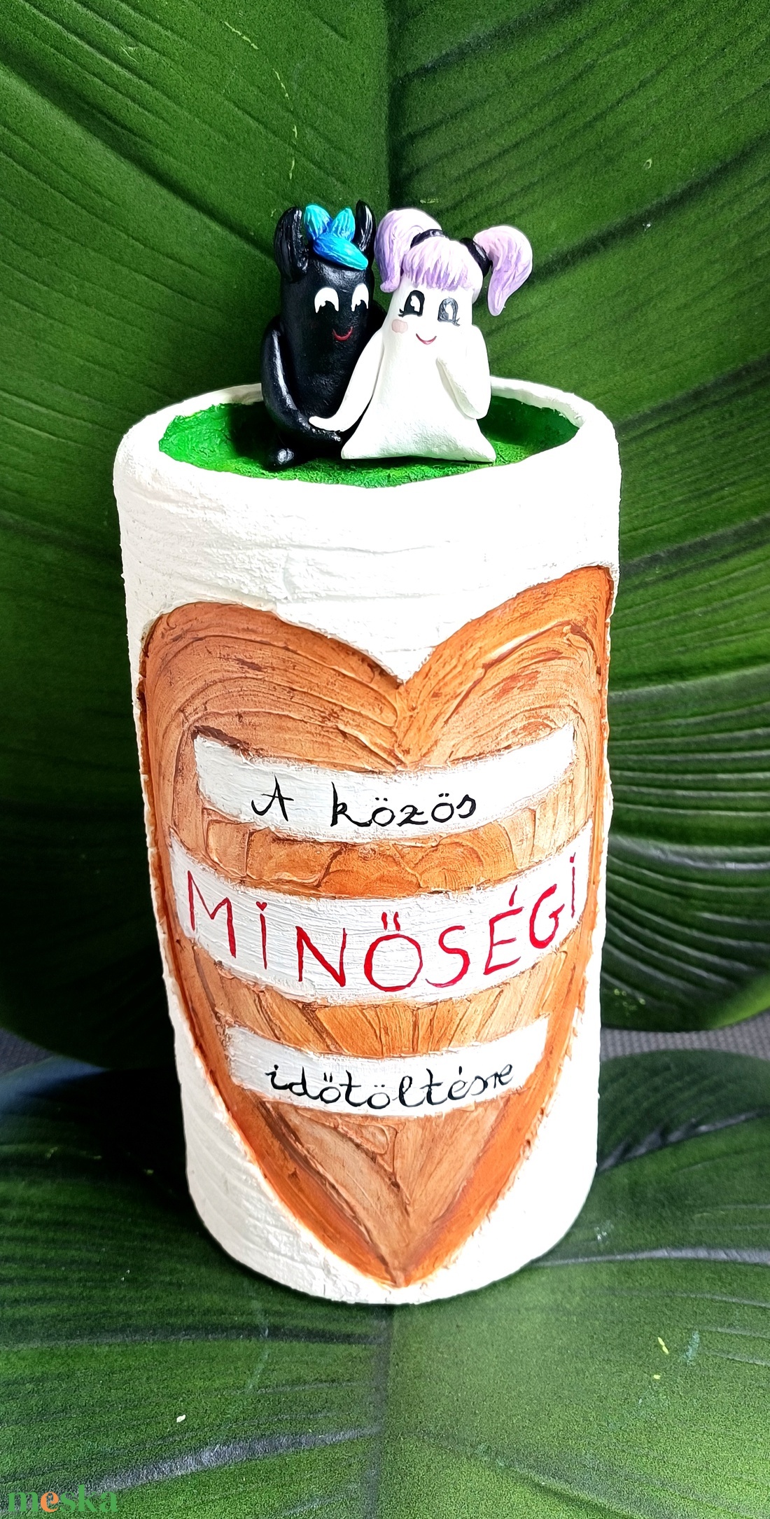  A közös minőségi időtöltésre persely  - otthon & életmód - dekoráció - asztal és polc dekoráció - persely - Meska.hu