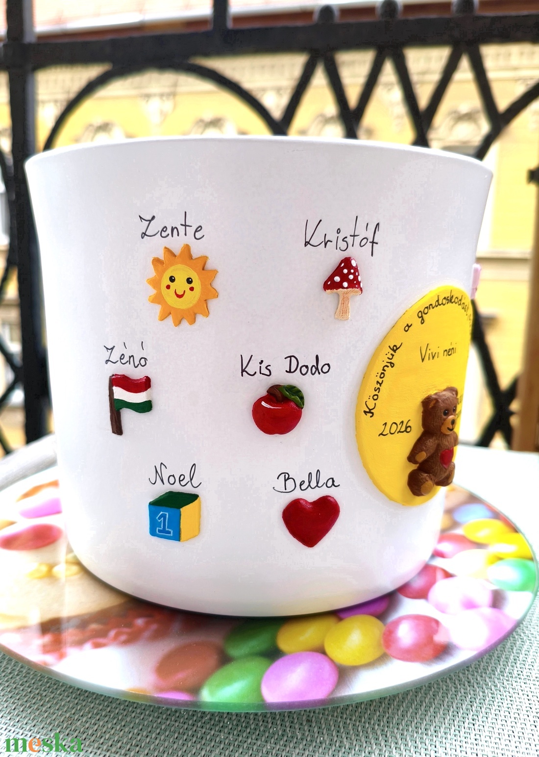 Ballagási kaspó  - otthon & életmód - virágdekoráció - virágtartó - kaspó - Meska.hu