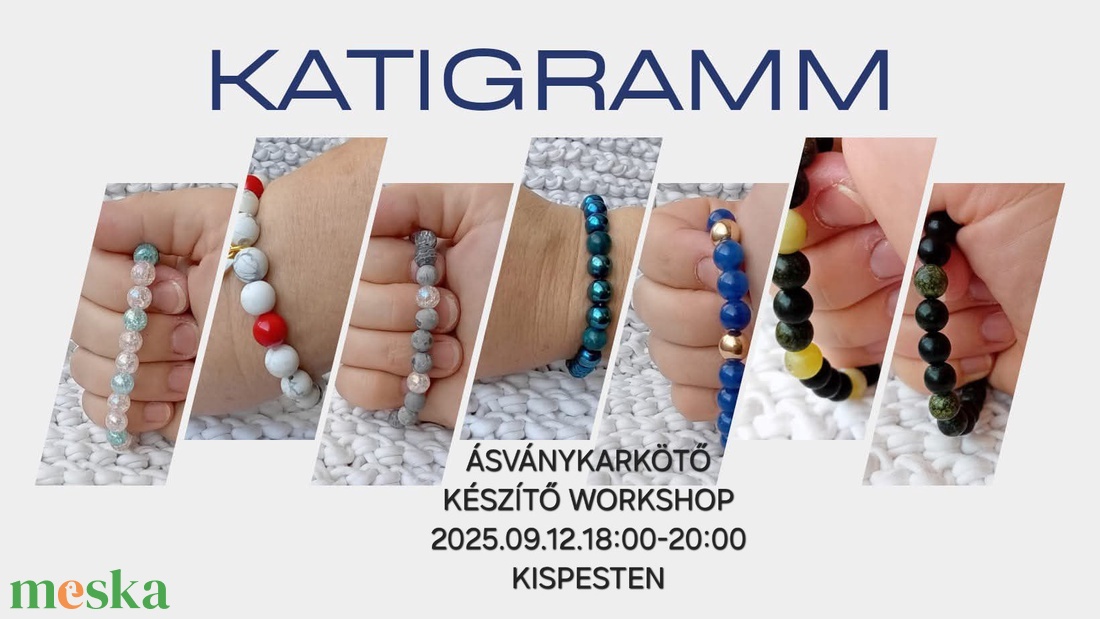 Őszi ásványkarkötő készítő workshop - diy (csináld magad) - workshop & tanfolyam - Meska.hu