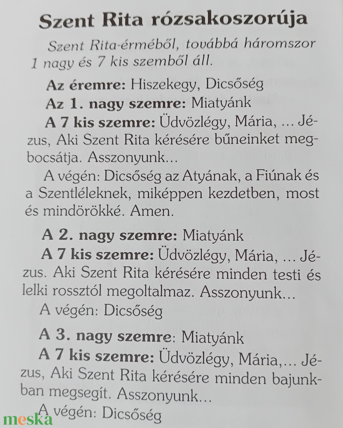 Szent Rita rózsafűzér-karkötő - ékszer - karkötő - ásványkarkötő - Meska.hu Szent Rita rózsafűzér-karkötő - ékszer - karkötő - ásványkarkötő - Meska.hu