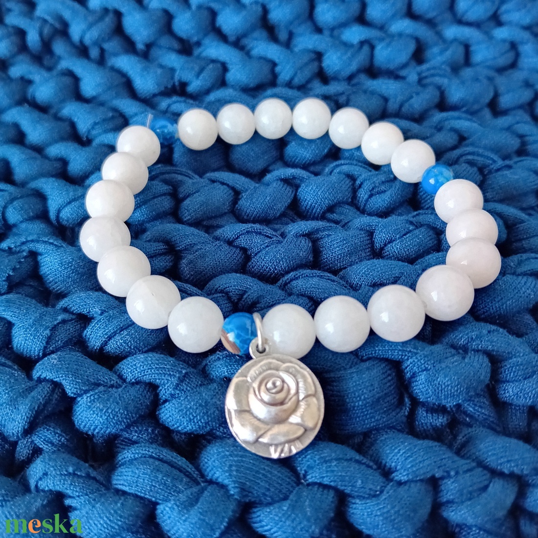 Szent Rita rózsafűzér-karkötő - ékszer - karkötő - ásványkarkötő - Meska.hu Szent Rita rózsafűzér-karkötő - ékszer - karkötő - ásványkarkötő - Meska.hu