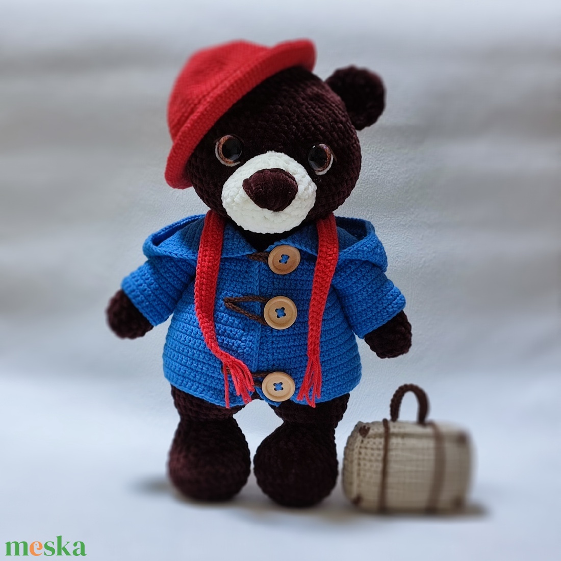 Paddington maci - játék & sport - plüssállat & játékfigura - plüss mesefigurák - Meska.hu