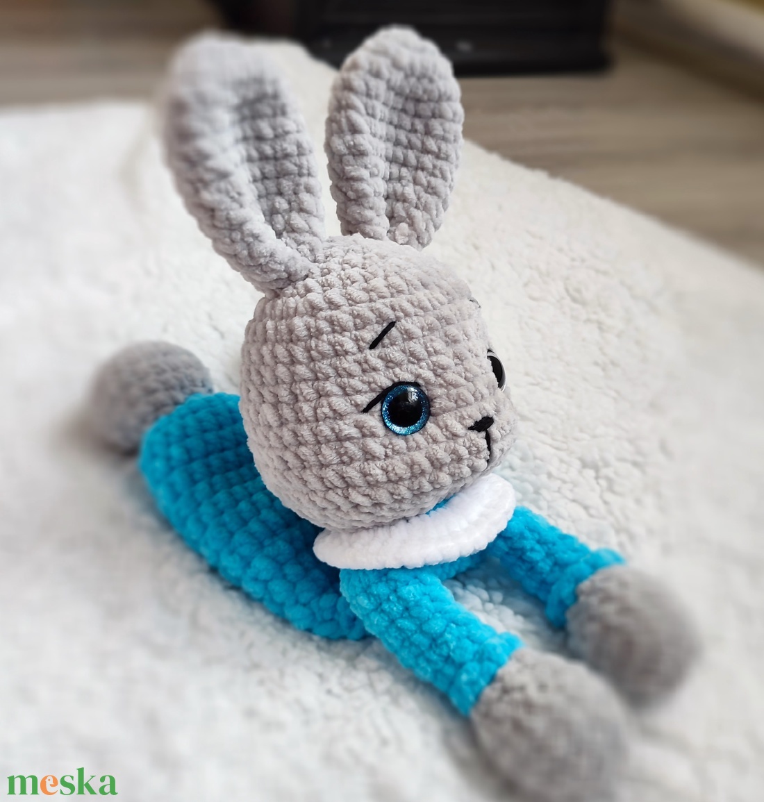 Nyuszi szundipajti - játék & sport - 3 éves kor alattiaknak - alvóka & rongyi - Meska.hu