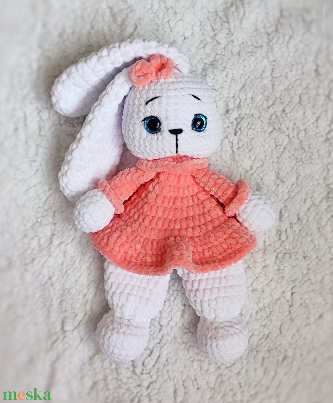 Nyuszi szundipajti - játék & sport - plüssállat & játékfigura - nyuszi - Meska.hu