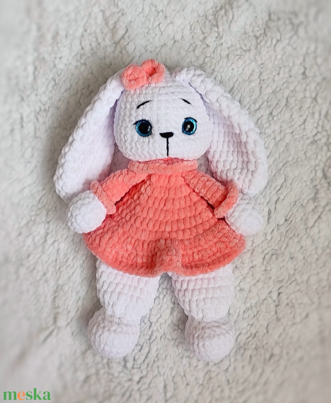 Nyuszi szundipajti - játék & sport - plüssállat & játékfigura - nyuszi - Meska.hu