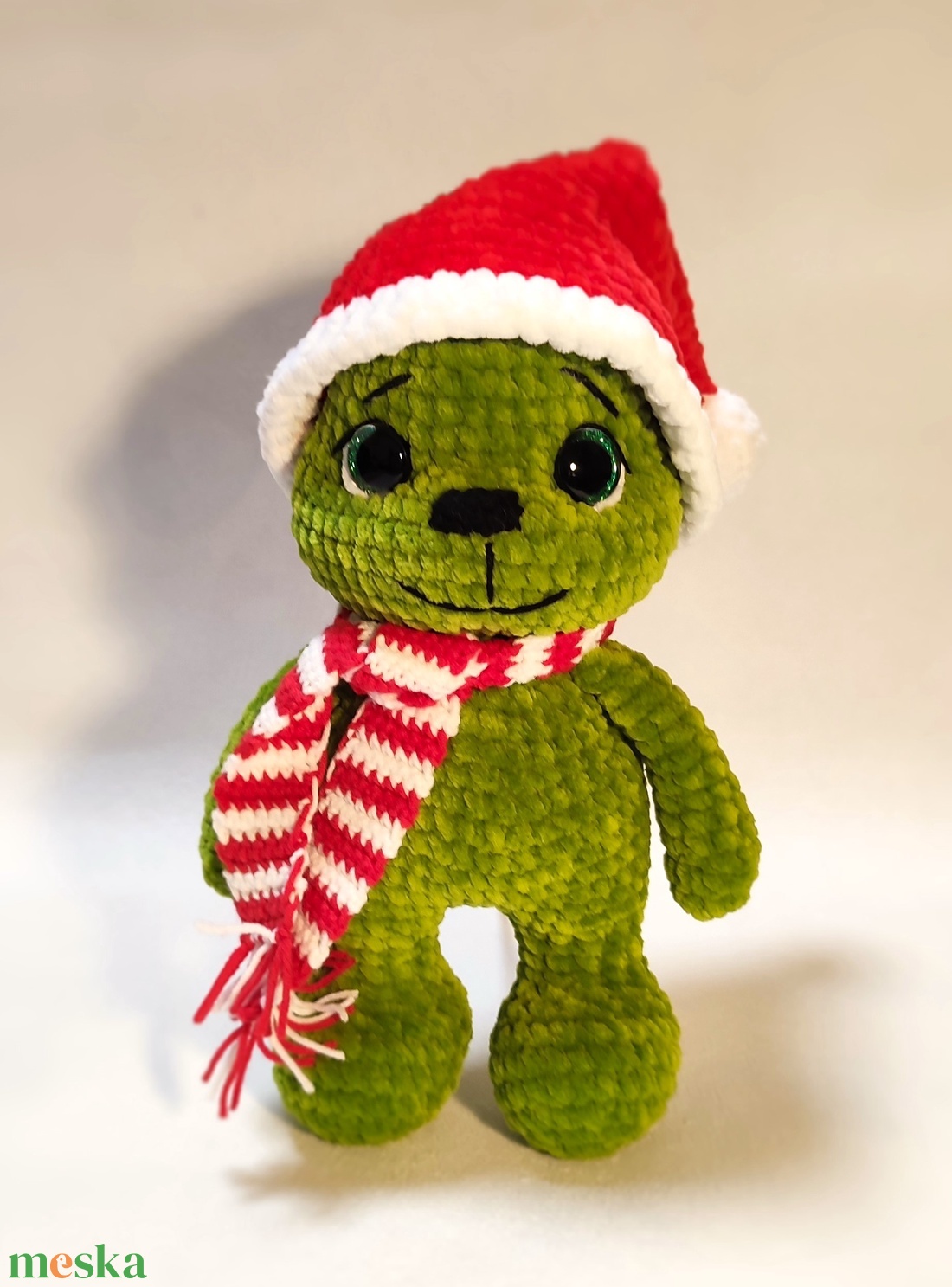 Horgolt baby Grincs - játék & sport - plüssállat & játékfigura - plüss mesefigurák - Meska.hu