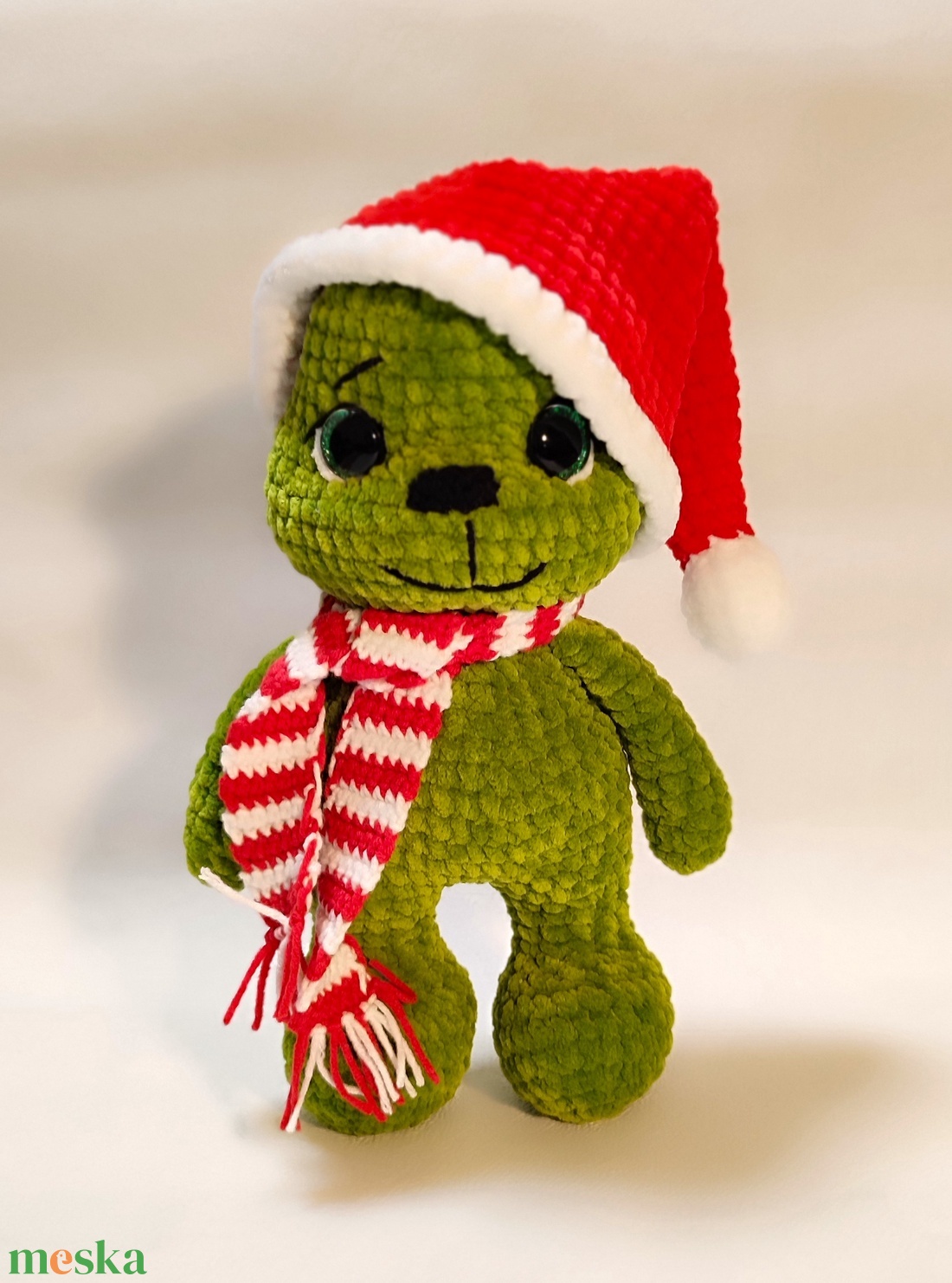 Horgolt baby Grincs - játék & sport - plüssállat & játékfigura - plüss mesefigurák - Meska.hu