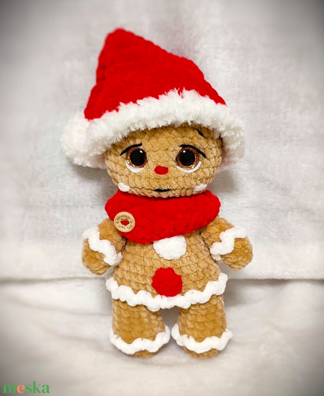 Horgolt plüss mézi - játék & sport - plüssállat & játékfigura - plüss mesefigurák - Meska.hu