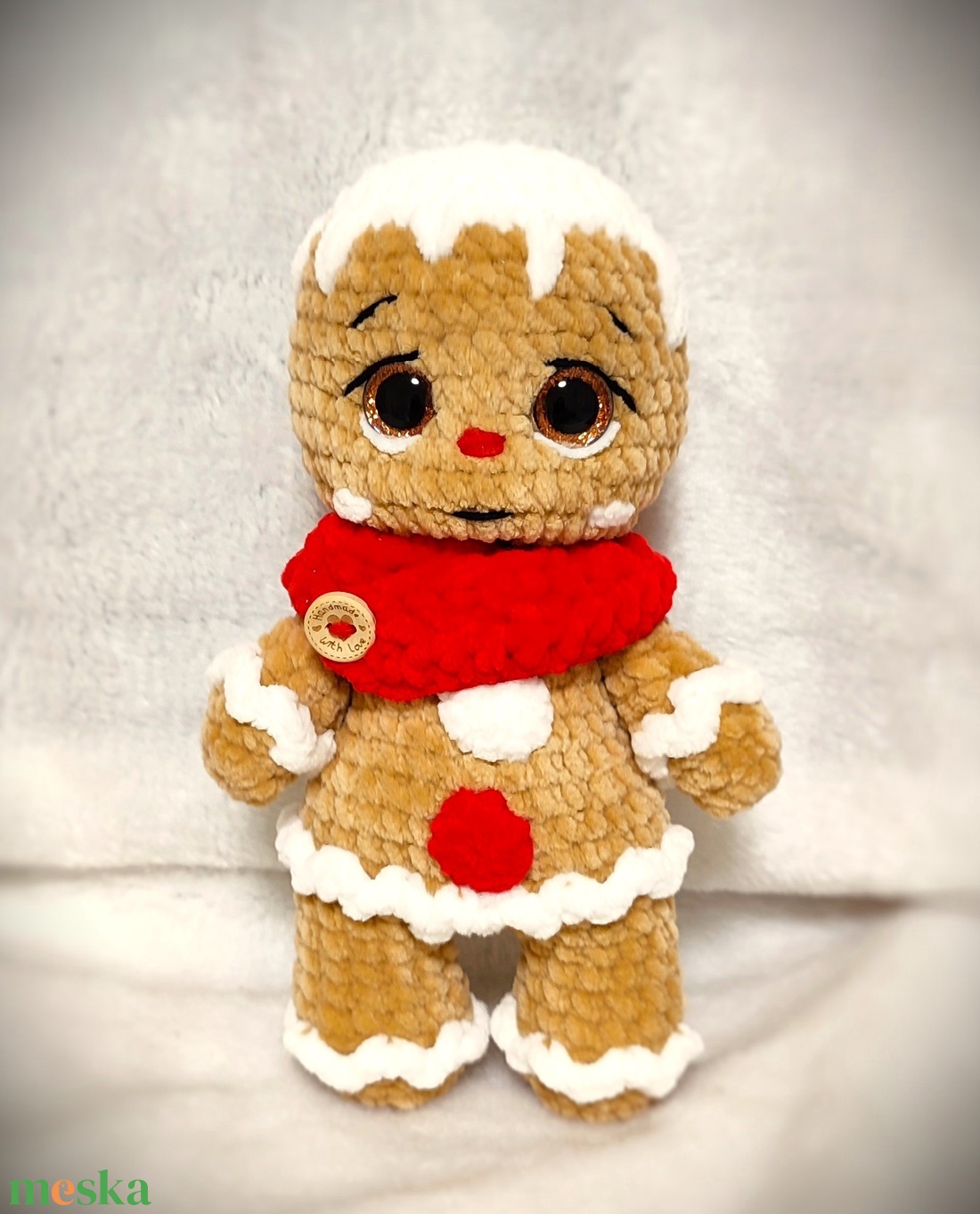 Horgolt plüss mézi - játék & sport - plüssállat & játékfigura - plüss mesefigurák - Meska.hu