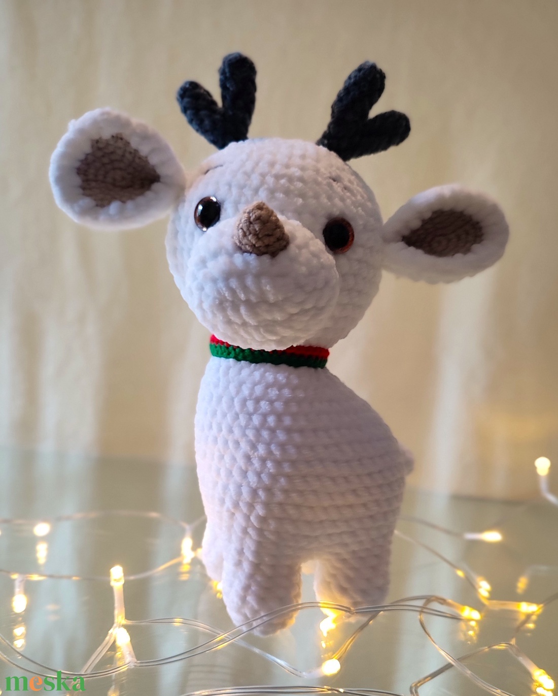 Plüss rénszarvas - játék & sport - plüssállat & játékfigura - más figura - Meska.hu
