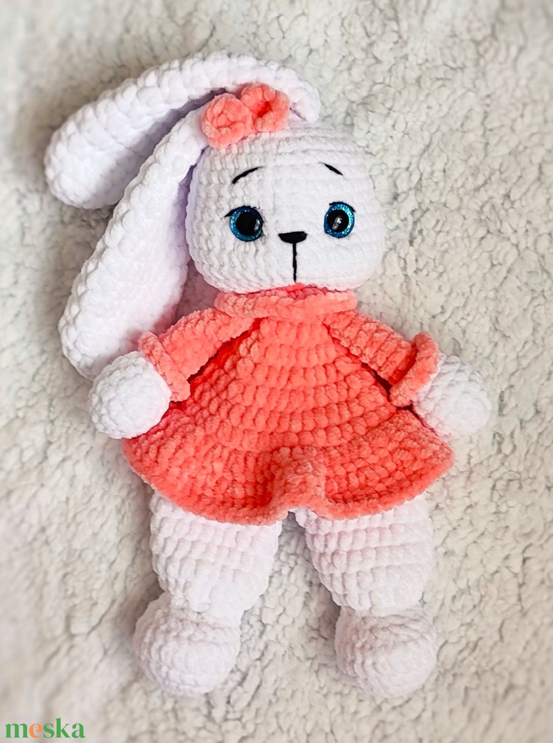 Nyuszi szundipajti - játék & sport - plüssállat & játékfigura - nyuszi - Meska.hu