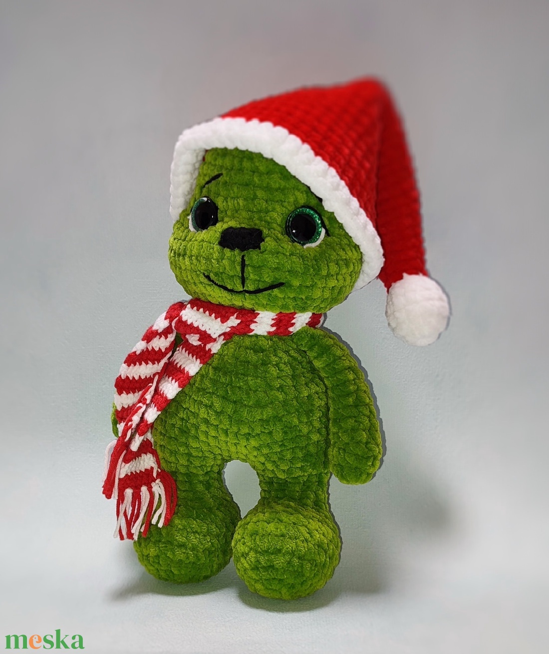 Horgolt baby Grincs - játék & sport - plüssállat & játékfigura - plüss mesefigurák - Meska.hu