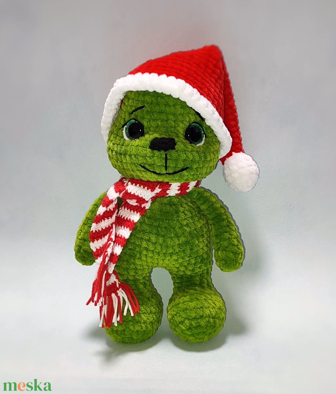 Horgolt baby Grincs - játék & sport - plüssállat & játékfigura - plüss mesefigurák - Meska.hu