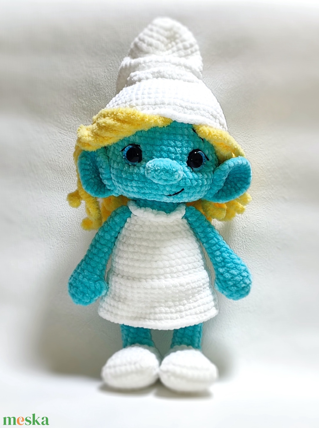 Horgolt plüss Törpilla - játék & sport - plüssállat & játékfigura - plüss mesefigurák - Meska.hu