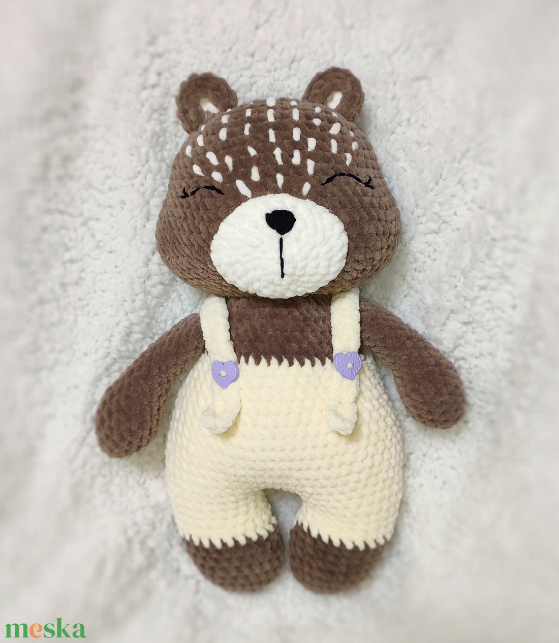 Horgolt plüss maci - játék & sport - plüssállat & játékfigura - maci - Meska.hu