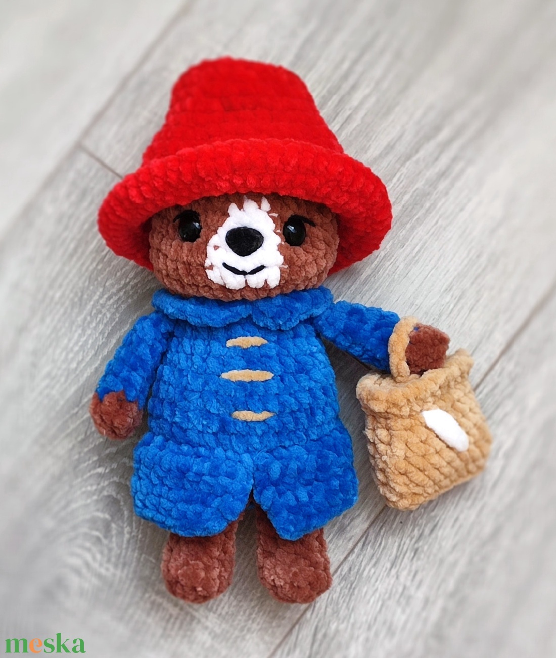 Paddington maci - játék & sport - plüssállat & játékfigura - plüss mesefigurák - Meska.hu