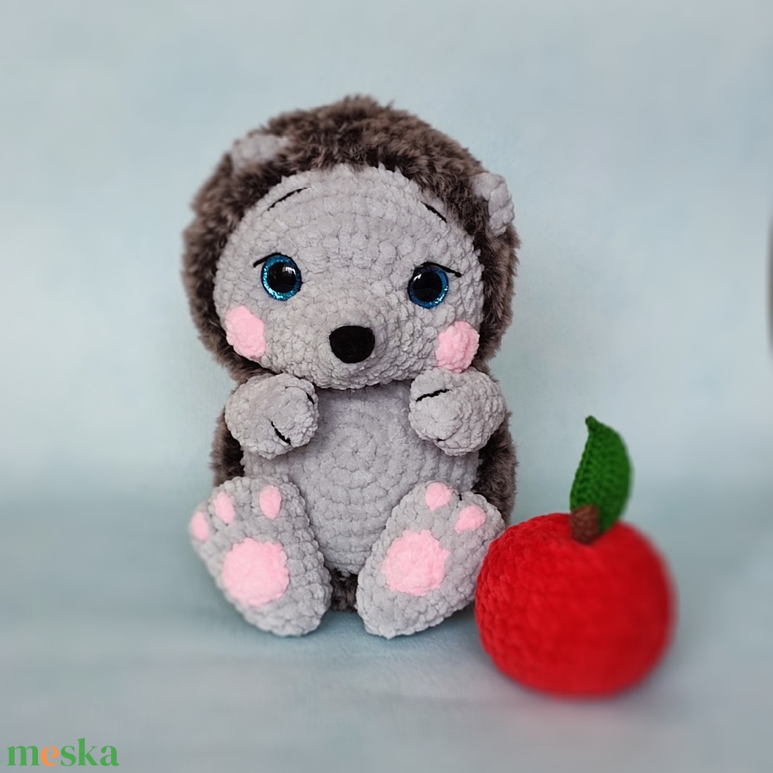 Horgolt plüss süni - játék & sport - plüssállat & játékfigura - plüss mesefigurák - Meska.hu