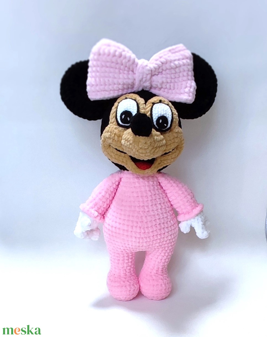 Horgolt plüss Minnie egér - játék & sport - plüssállat & játékfigura - plüss mesefigurák - Meska.hu