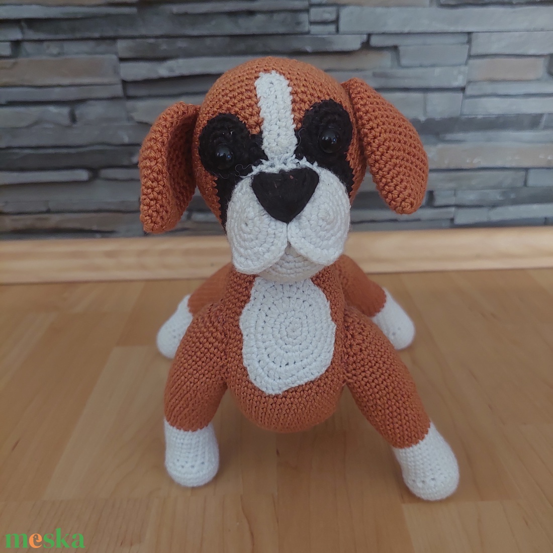 Amigurumi, horgolt boxer kutya - játék & sport - plüssállat & játékfigura - kutya - Meska.hu Amigurumi, horgolt boxer kutya - játék & sport - plüssállat & játékfigura - kutya - Meska.hu