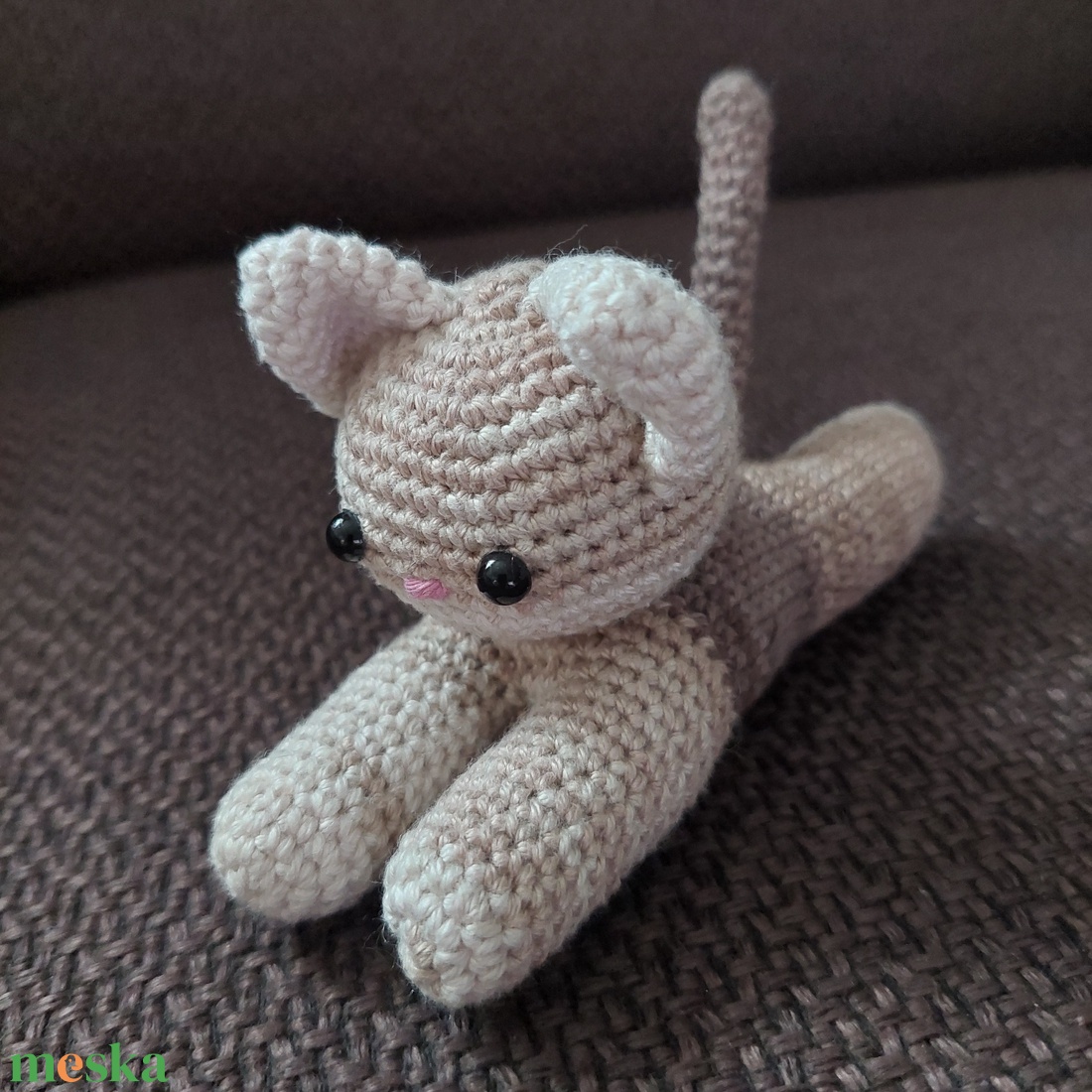 Amigurumi, horgolt cica - játék & sport - plüssállat & játékfigura - cica - Meska.hu Amigurumi, horgolt cica - játék & sport - plüssállat & játékfigura - cica - Meska.hu