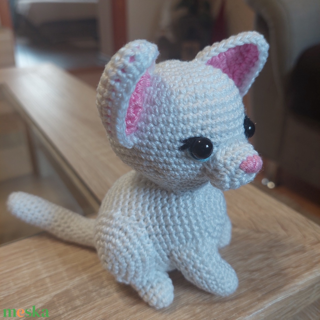 Amigurumi, horgolt cica - játék & sport - plüssállat & játékfigura - cica - Meska.hu