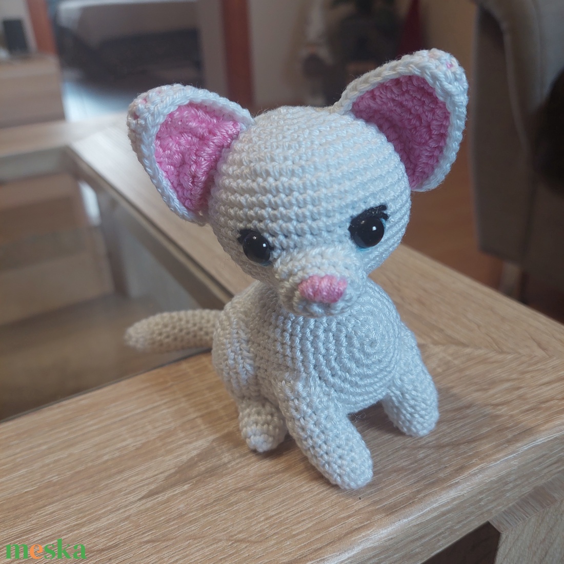 Amigurumi, horgolt cica - játék & sport - plüssállat & játékfigura - cica - Meska.hu