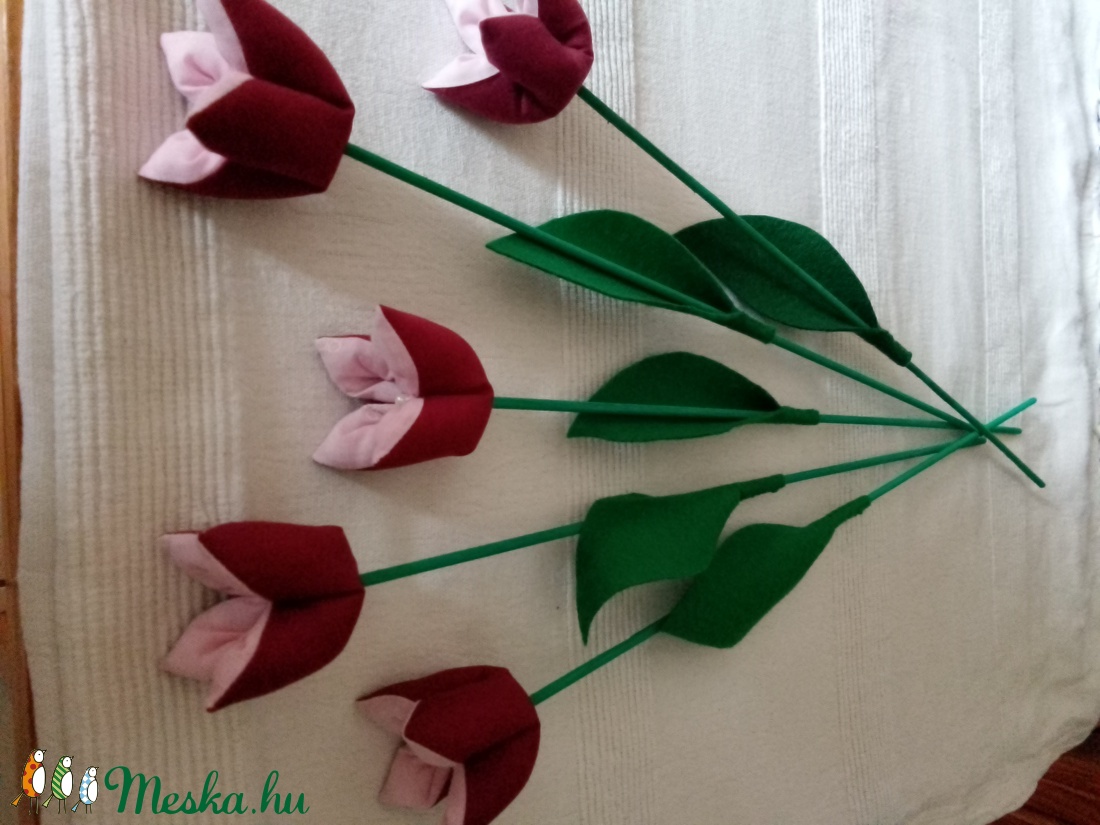 Textil tulipán - otthon & életmód - dekoráció - Meska.hu Textil tulipán - otthon & életmód - dekoráció - Meska.hu